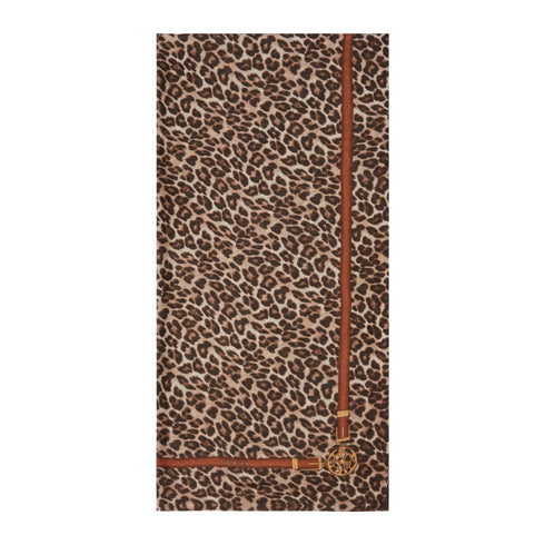 Guess Pashmina Pashmina Donna motivo animalier UNI A25 - GUESSAW5349MOD03 - BRO - UNI - Francavilla Moda