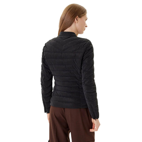 Guess Piumino corto Piumino Donna New Vona slim S A25 - GUESSW5YL13WHDQ0 - JBLK - S - Francavilla Moda