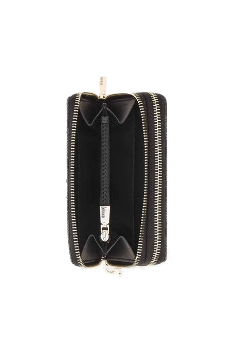 Guess Portafogli PORTAFOGLIO GUESS DOPPIA ZIP LAUREL II SLG SG7459164 COAL LOGO UNI  - Francavilla Moda
