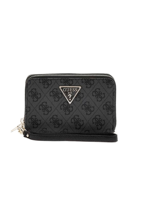 Guess Portafogli PORTAFOGLIO GUESS DOPPIA ZIP LAUREL II SLG SG7459164 COAL LOGO UNI  - Francavilla Moda