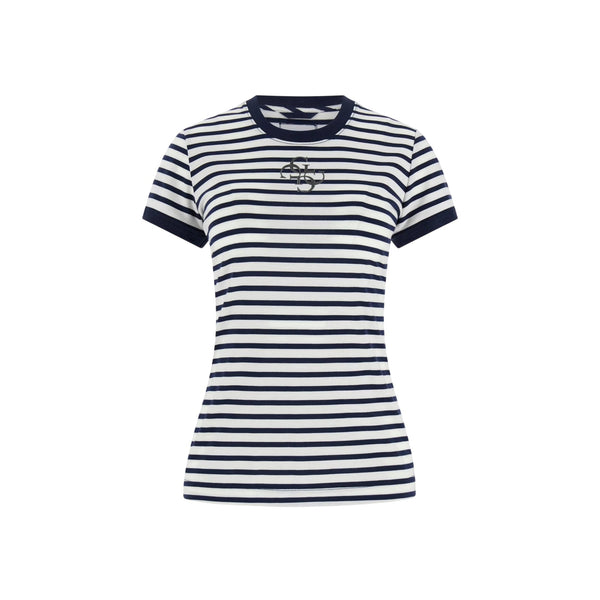 Guess T-shirt mm T-shirt donna a righe 4G logo XS - Francavilla Moda