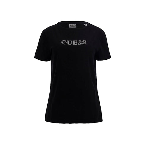 Guess T-shirt mm T-shirt Donna con logo frontale XS P26-GUESS ATHLEISUREV3BI11J1314-JBLK-XS - Francavilla Moda