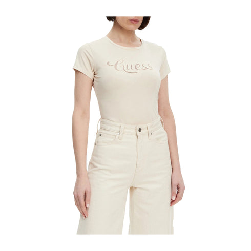 Guess T-shirt T-shirt Donna con logo traforato XS - Francavilla Moda