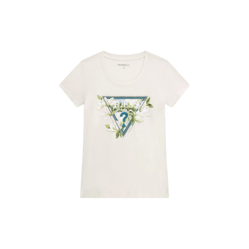 Guess T-shirt mm T-shirt donna con logo triangolare XS - Francavilla Moda