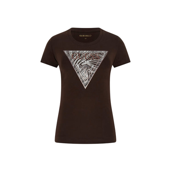 Guess T-Shirt T-shirt Donna con logo triangolo zebrato XS - Francavilla Moda