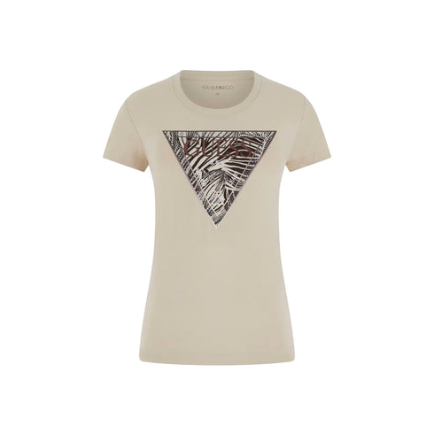 Guess T-Shirt T-shirt Donna con logo triangolo zebrato XS P26-GUESSW6GI19K3042-G1M5-XS - Francavilla Moda