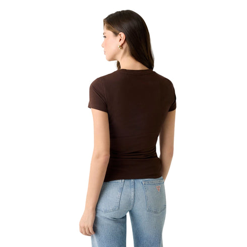 Guess T-Shirt T-shirt Donna con logo triangolo zebrato XS - Francavilla Moda