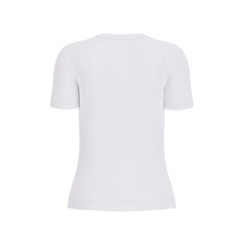 GUESS T-shirt T-shirt Donna con scollo a V Bianco - Francavilla Moda