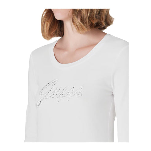 Guess T-shirt T-shirt Donna con script logo XS - Francavilla Moda