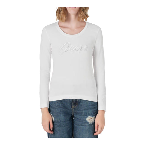 Guess T-shirt T-shirt Donna con script logo XS - Francavilla Moda