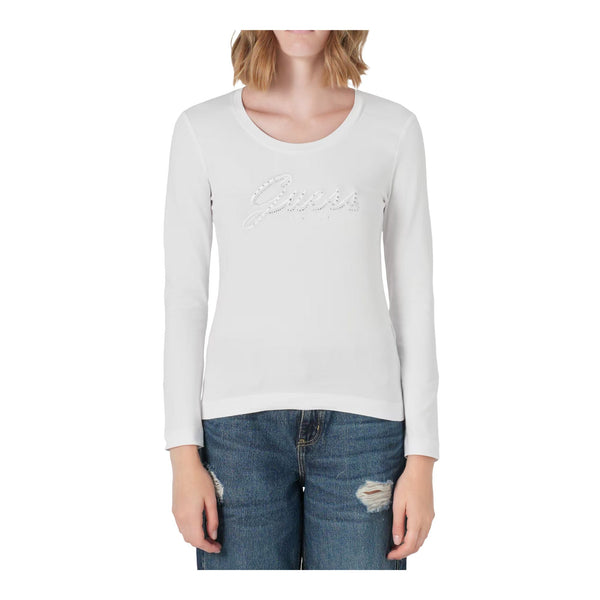 Guess T-shirt T-shirt Donna con script logo XS - Francavilla Moda