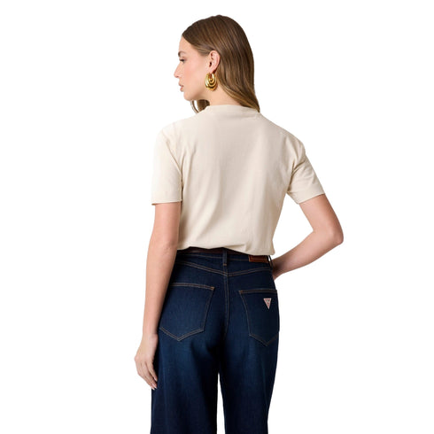 Guess T-shirt mm T-shirt Donna con stampa frontale e strass XS - Francavilla Moda
