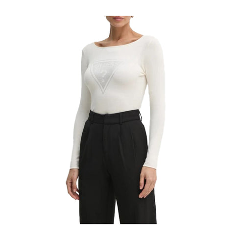 GUESS T-shirt T-shirt Donna Eliza Triangle Logo XS - Francavilla Moda