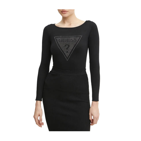 GUESS T-shirt T-shirt Donna Eliza Triangle Logo XS P25 - GUESSW5RR01Z2YK2 - JBLK - XS - Francavilla Moda