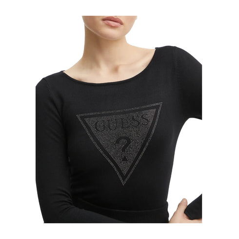 GUESS T-shirt T-shirt Donna Eliza Triangle Logo XS P25 - GUESSW5RR01Z2YK2 - JBLK - XS - Francavilla Moda
