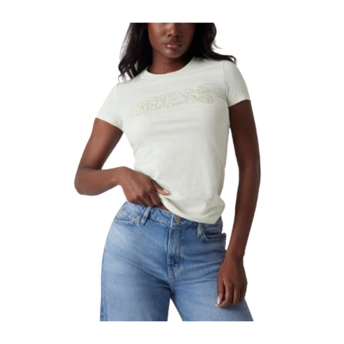 Guess T-shirt T-shirt Donna logo paillettes XS - Francavilla Moda