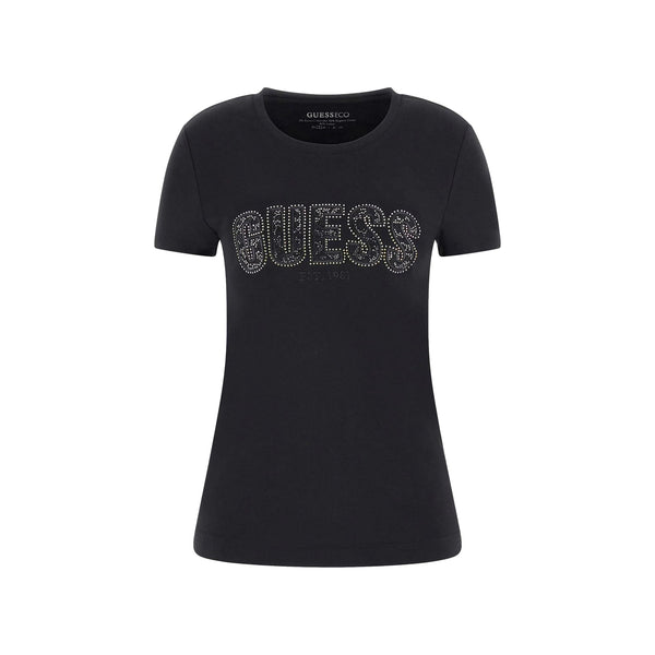 Guess T-shirt T-shirt Donna logo paillettes XS P25 - GUESSW5GI17J1314 - JBLK - XS - Francavilla Moda
