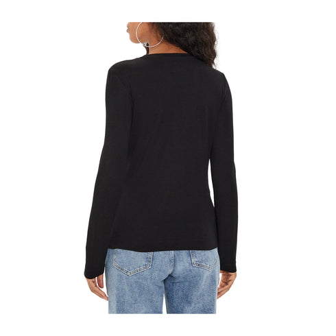 Guess T-shirt T-shirt Donna manica lunga con strass XS A24 - GUESSW4YI75J1314 - G9D5 - XS - Francavilla Moda