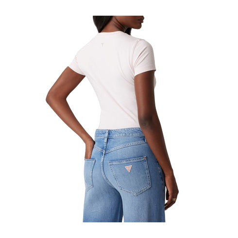 Guess T-shirt T-shirt Donna slim con stampa e strass XS P25 - GUESSW5GI07J1314 - A83M - XS - Francavilla Moda