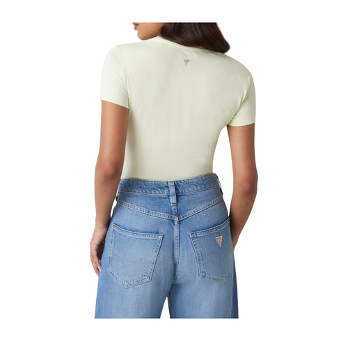 Guess T-shirt T-shirt Donna slim con stampa e strass XS P25 - GUESSW5GI07J1314 - A83M - XS - Francavilla Moda