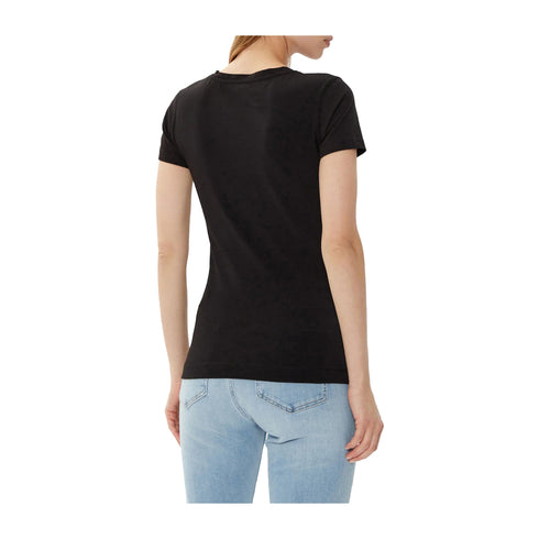 Guess T-shirt T-shirt Donna Triangle scollo a V XS P25 - GUESSW5RI21J1314 - JBLK - XS - Francavilla Moda