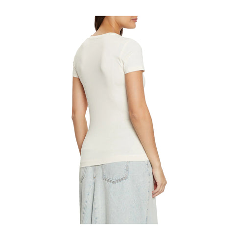 Guess T-shirt T-shirt Donna Triangle scollo a V XS - Francavilla Moda