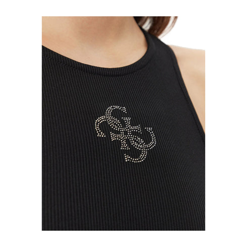 Guess Top Top Donna con logo 4G Nero P25 - GUESSW5GP57KCV52 - JBLK - XS - Francavilla Moda
