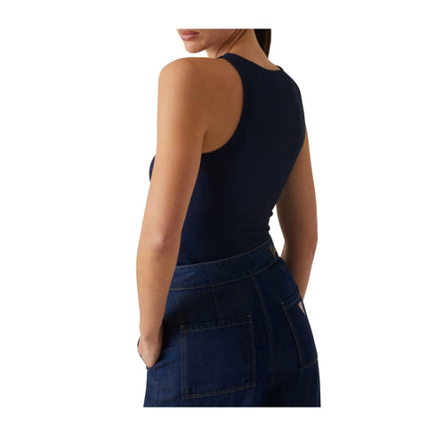 Guess Top Top Donna con logo 4G Blu P25 - GUESSW5GP57KCV52 - G7P1 - XS - Francavilla Moda