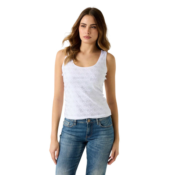 Guess Top Top donna con logo XS - Francavilla Moda