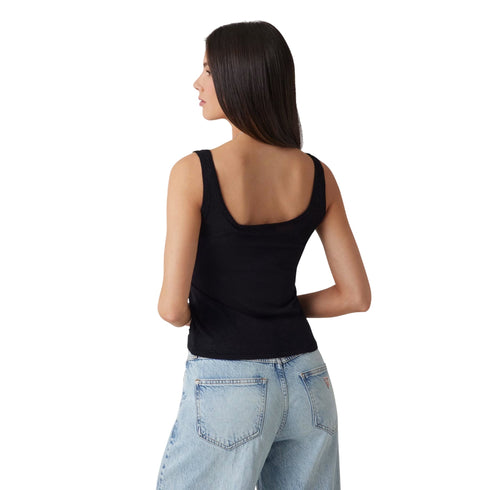 Guess Top Top Donna in lurex misto viscosa S P25 - GUESSW5GR16Z3E22 - JBLK - S - Francavilla Moda