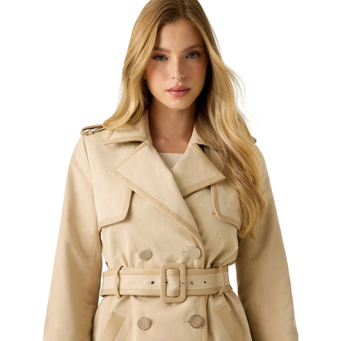 Guess Trench Trench donna doppio petto con cinta XS - Francavilla Moda
