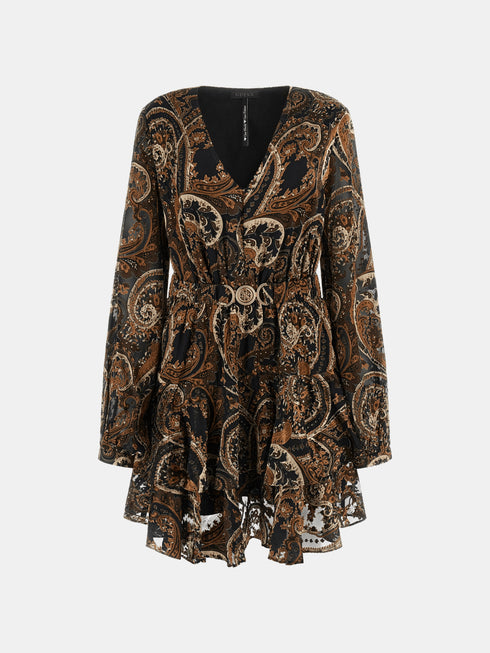 Guess Abito corto Vestito mini fit and flare paisley XS  - Francavilla Moda
