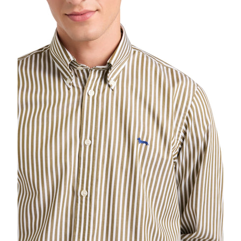 Harmont & Blaine Camicia elegante Camicia A Righe Con Bassotto M A25-HARMONT & BLAINECRP001013477-613-M - Francavilla Moda