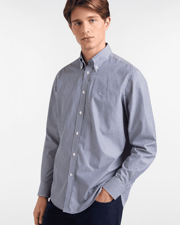 Harmont & Blaine Camicia elegante Camicia A Righe Con Bassotto M A25-HARMONT & BLAINECRP074013436-815-M - Francavilla Moda