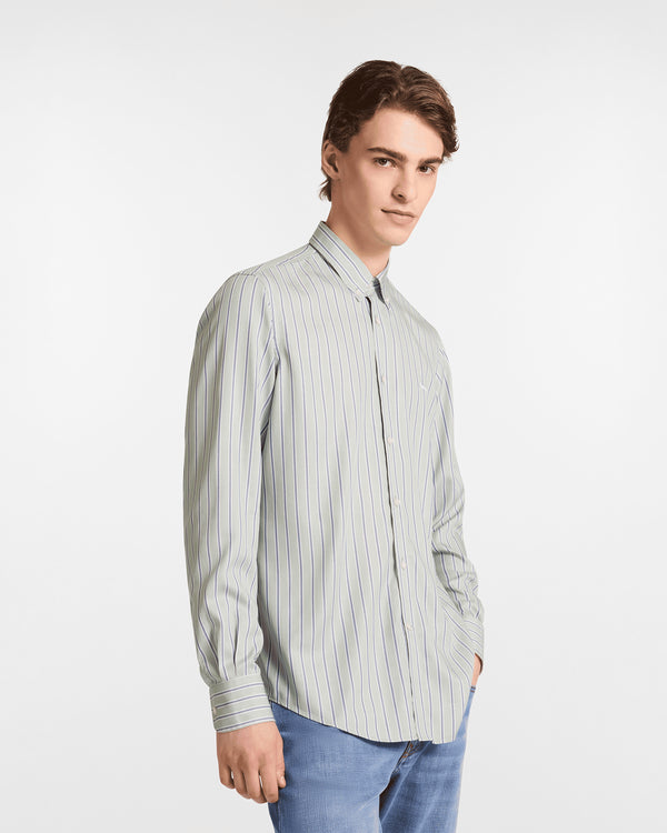 Harmont & Blaine Camicia casual Camicia A Righe In Lyocell M A25-HARMONT & BLAINECRP011013527-674-M - Francavilla Moda