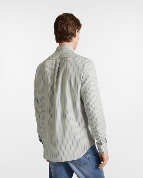 Harmont & Blaine Camicia casual Camicia A Righe In Lyocell M A25-HARMONT & BLAINECRP011013527-674-M - Francavilla Moda