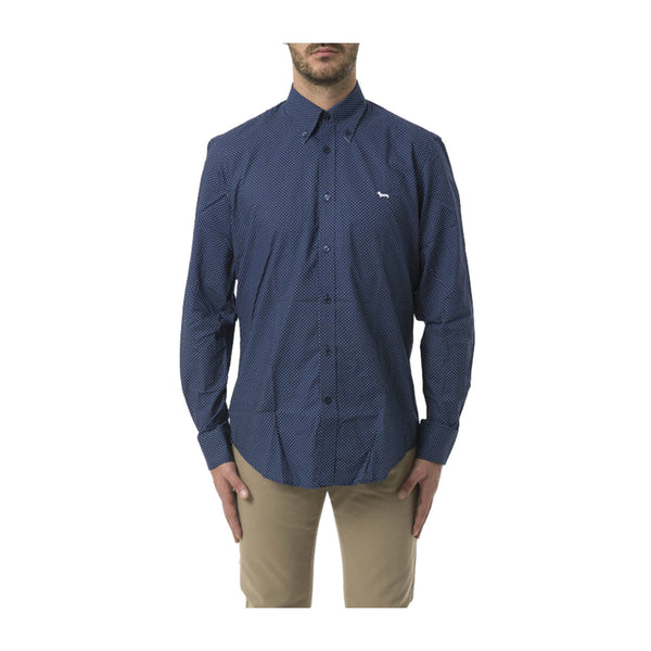Harmont & Blaine Camicia casual Camicia Uomo a pois all over M A24 - HARMONT & BLAINECRM026012980 - 801 - M - Francavilla Moda