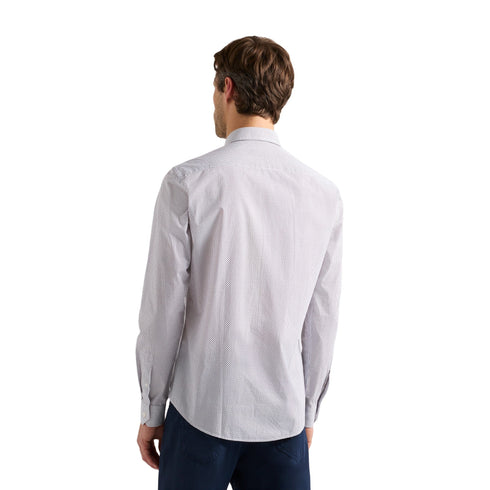 Harmont & Blaine Camicia ml Camicia Uomo aderente con micro - motivo M P26-HARMONT & BLAINECNQ026013819-810-M - Francavilla Moda