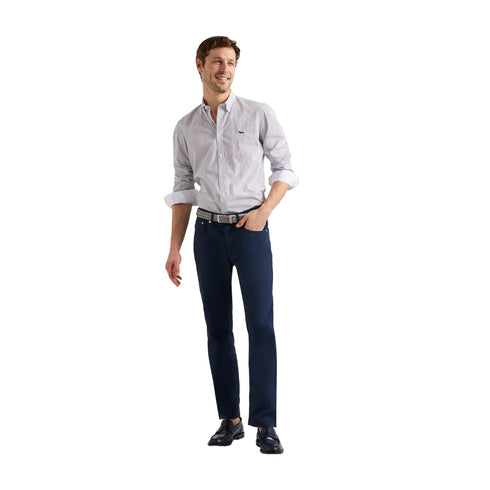 Harmont & Blaine Camicia ml Camicia Uomo aderente con micro - motivo M P26-HARMONT & BLAINECNQ026013819-810-M - Francavilla Moda