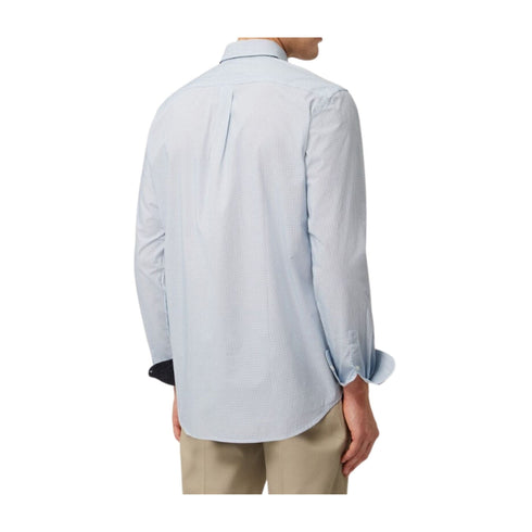 Harmont & Blaine Camicia casual Camicia Uomo con fantasia micro Bianco celeste A23 - HARMONT & BLAINECRK011012578 - 832 - M - Francavilla Moda