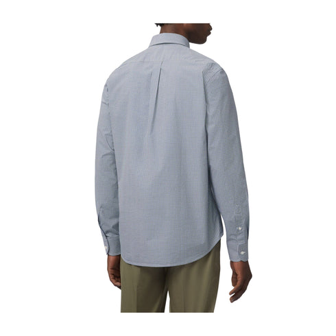 Harmont & Blaine Camicia elegante Camicia Uomo con microdisegno bicolore Blu verde - Francavilla Moda