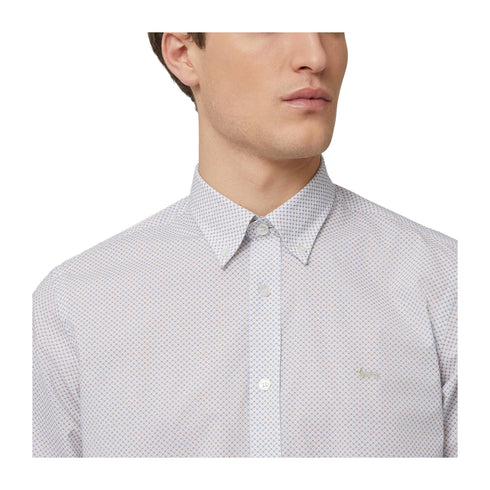 Harmont & Blaine Camicia casual Camicia Uomo cotone microfantasia M P25 - HARMONT & BLAINECRN026013129 - 230 - M - Francavilla Moda