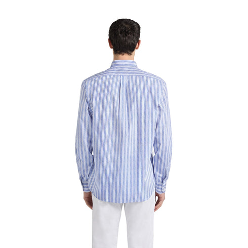 Harmont & Blaine Camicia ml Camicia Uomo in cotone con stampa a righe M P26-HARMONT & BLAINECRQ026013701-848-M - Francavilla Moda