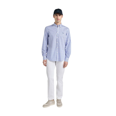 Harmont & Blaine Camicia ml Camicia Uomo in cotone con stampa a righe M P26-HARMONT & BLAINECRQ026013701-848-M - Francavilla Moda