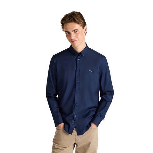 Harmont & Blaine Camicia ml Camicia Uomo in cotone tinta unita M P26-HARMONT & BLAINECR1043N11759-808-M - Francavilla Moda