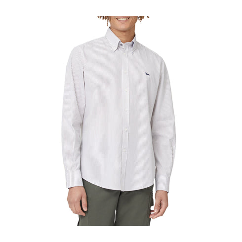 HARMONT & BLAINE Camicia casual Camicia Uomo micro righe Bianco beige A24 - HARMONT & BLAINECRM012011467 - 213 - M - Francavilla Moda