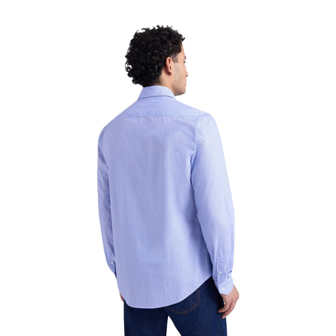 Harmont & Blaine Camicia ml Camicia Uomo Narrow con stampa micro M P26-HARMONT & BLAINECNQ026013351-837-M - Francavilla Moda