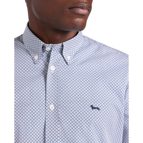 Harmont & Blaine Camicia Camicia Uomo regular fit con micro stampa M P26-HARMONT & BLAINECRQ026013728-801-M - Francavilla Moda