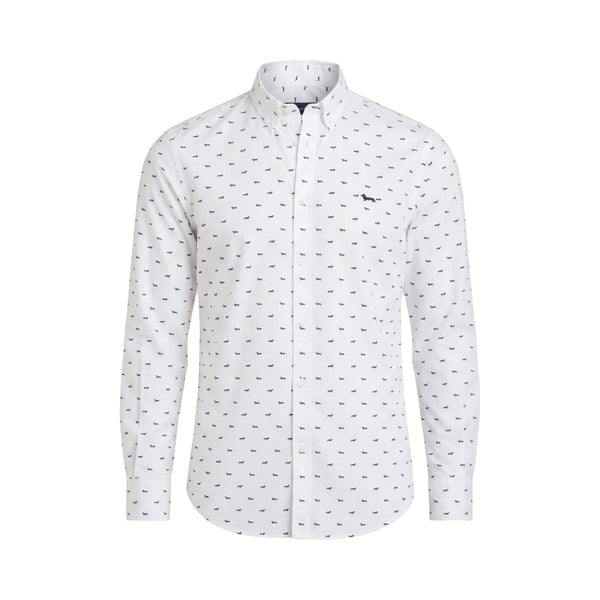 Harmont & Blaine Camicia casual Camicia Uomo stampa bassotti M A26-HARMONT & BLAINECRR001S08799B-802-M - Francavilla Moda