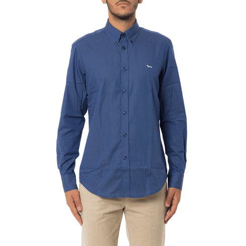 Harmont & Blaine Camicia elegante Harmont&Blaine - Camicia 2 tessuti contrasti interni M - Francavilla Moda